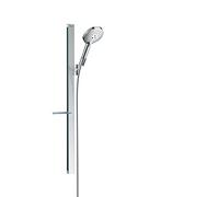Hansgrohe Raindance Select S - Set doccia 120, 3 getti, EcoSmart 9 l/min, asta doccia 900 mm, cromato 27649000