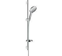 hansgrohe Raindance Select S Set doccia 150 3 getti con asta doccia 90 cm e portasapone, cromo, 27803000