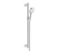 hansgrohe Raindance Select S set doccia, 3 tipi di getto, 26322400, Raindance Select S; Unica Comfort bianco/cromo [Rubinetteria Bagno > Set Doccia]