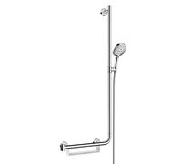 Hansgrohe Raindance Select S Set doccia 120 3 getti con asta doccia 110 cm a destra, 26326, Colorazione: cromo
