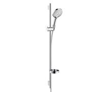 hansgrohe Raindance Select S set doccia con asta saliscendi e mensola, 3 tipi di getto, 26631000, Raindance Select S cromo [Rubinetteria Bagno > Set Doccia]