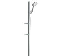 hansgrohe Raindance Select S set doccia con asta saliscendi e mensola, 3 tipi di getto, 27646000, Raindance Select S cromo [Rubinetteria Bagno > Set Doccia]