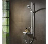 hansgrohe Raindance Select S Ensemble de douche 120 3jet P avec barre de douche 90 cm, chromé, 27667000, 27667000