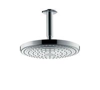 Hansgrohe Raindance Select S - Soffione doccia 240, 2 getti, EcoSmart 9 l/min, braccio doccia 100 mm, cromato 26469000