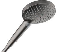 Doccetta Hansgrohe Raindance Select S 120 3jet PowderRain Nero Cromato Spazzolato