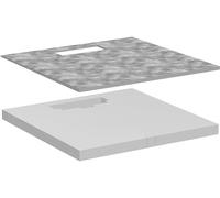 hansgrohe RainDrain Board - Elemento di pavimento piastrellabile per docce a filo pavimento, adatto a RainDrain Flex e RainDrain Original, sostituisce il massetto inclinato, 56256000