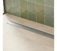 hansgrohe RainDrain Compact canalina doccia, set completo, per installazione in piano DN 40, 56164800, RainDrain Compact acciaio inox spazzolato [Canaline Doccia e Scarichi Bagno > Canaline Doccia]