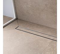 hansgrohe RainDrain Compact canalina doccia, set completo, per installazione standard DN 40, 56173000, RainDrain Compact acciaio inox spazzolato [Canaline Doccia e Scarichi Bagno > Canaline Doccia]