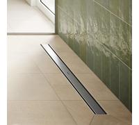 hansgrohe RainDrain Compact canalina doccia, set completo, per installazione standard DN 50, 56180800, RainDrain Compact acciaio inox spazzolato [Canaline Doccia e Scarichi Bagno > Canaline Doccia]