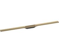 hansgrohe RainDrain Flex Set de finition Caniveau de douche 1200mm courbé, 56047140, 56047140, Colorazione: Bronzo spazzolato