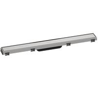 hansgrohe RainDrain Match Set de finition caniveau de douche 800mm avec cadre réglable en hauteur, 56038800, 56038800, Colorazione: acciaio inossidabile spazzolato