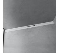 hansgrohe RainDrain Flex set completo canale doccia 1000mm curabile per montaggio a parete, 56053, Colorazione: bianco opaco