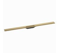 hansgrohe RainDrain Flex set completo canale doccia 1200mm curabile per montaggio a parete, 56054, Colorazione: Bronzo spazzolato