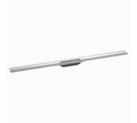 hansgrohe RainDrain Flex Set de finition Caniveau de douche 1200mm courbé pour montage mural, 56054800, 56054800, Colorazione: acciaio inossidabile spazzolato