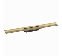 hansgrohe RainDrain Flex set completo canale doccia 700mm curabile per montaggio a parete, 56050, Colorazione: Bronzo spazzolato
