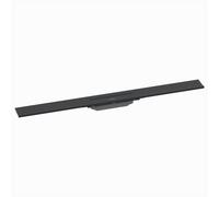 hansgrohe RainDrain Flex set completo canale doccia 900mm curabile per montaggio a parete, 56052, Colorazione: Nero opaco