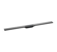 hansgrohe RainDrain Flex set completo canale doccia 1200mm curabile per montaggio a parete, 56054, Colorazione: Nero spazzolato
