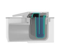 Hansgrohe RainDrain Flex set pronto canalina doccia 800 mm accorciabile, 5604...