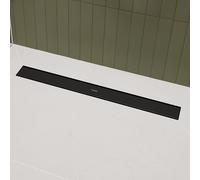 hansgrohe RainDrain Go kit complet caniveau de douche 600, écoulement à larrière, pour installation standard/plat, 56271670, 56271670, Colorazione: nero opaco