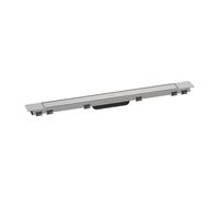 hansgrohe RainDrain Match Plus set prefabbricato canale doccia 800, telaio regolabile in altezza, 56215, Colorazione: acciaio inossidabile spazzolato