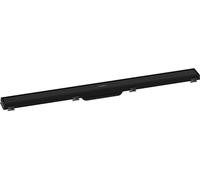 hansgrohe RainDrain Match finito set canale doccia 900mm con telaio regolabile in altezza, 56040, Colorazione: Nero opaco