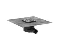 Hansgrohe RainDrain Point set completo scarico a punto, 100x100, acciaio inox spazzolato, 56246800 - 56246800