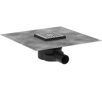 Hansgrohe RainDrain Point set completo scarico a punto, 100x100, acciaio inox spazzolato, 56246800 - 56246800