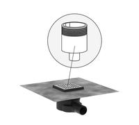 hansgrohe RainDrain Point sifone MSI-3, 94760000, RainDrain Point [Canaline Doccia e Scarichi Bagno > Ricambi per Canaline Doccia e Scarichi Bagno]