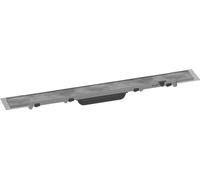 hansgrohe RainDrain Rock - set di canalina doccia piastrellabile e accorciabile, canale di drenaggio doccia 600 mm, scarico a pavimento