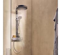 hansgrohe Rainfinity Système de douche 360, 1 jet, ShowerTablet 350, 26853000, 26853000, Colorazione: cromo