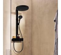 hansgrohe Rainfinity colonna doccia con termostatico, 26853670, Rainfinity nero opaco/grafite [Rubinetteria Bagno > Colonne Doccia]