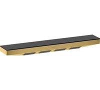 hansgrohe Rainfinity - Doccia A Spalla con Piatto Doccia, con 1 Tipo Di Getto (Powderrain) E Mensola Doccia 50 Cm, Oro Lucido