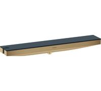 Hansgrohe Rainfinity - Presa d'acqua a muro con supporto doccia e mensola, bronzo spazzolato 26843140