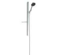 set doccia hansgrohe Rainfinity 130 3jet con asta doccia 90 cm e portasapone, cromato - 27671000