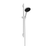 hansgrohe Rainfinity set doccia con asta, 3 tipi di getto, 28746700, Rainfinity bianco opaco [Rubinetteria Bagno > Set Doccia]