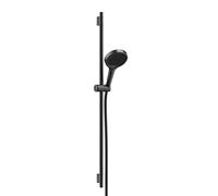 hansgrohe Rainfinity set doccia con asta saliscendi, 3 tipi di getto, 28744340, Rainfinity nero cromato spazzolato [Rubinetteria Bagno > Set Doccia]