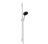 hansgrohe Rainfinity set doccia con asta saliscendi, 3 tipi di getto, 28744700, Rainfinity bianco opaco [Rubinetteria Bagno > Set Doccia]