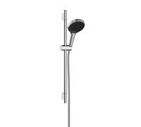 hansgrohe Rainfinity set doccia con asta saliscendi, 3 tipi di getto, 28745000, Rainfinity cromo [Rubinetteria Bagno > Set Doccia]