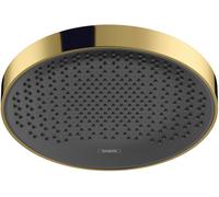 Hansgrohe Rainfinity soffione doccia 36x36 cm rotonda nero-oro 26231990