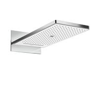 Hansgrohe Rainmaker Select - Soffione doccia 580, 3 getti, EcoSmart 9 l/min, bianco/cromato 24011400