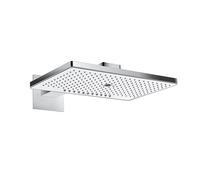 hansgrohe Rainmaker Select 460 3jet EcoSmart Douche de tête avec bras de douche 460 mm, blanc/chrome, 24017400, 24017400