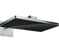 Hansgrohe Rainmaker Select soffione doccia 46.6x27 cm rettangolare cromo-nero 24003600