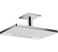 Hansgrohe Rainmaker Select soffione doccia 46.6x30 cm rettangolare cromo-bianco 24004400
