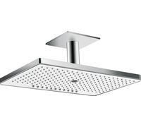 Hansgrohe Rainmaker Select soffione doccia 46.6x30 cm rettangolare cromo-bianco 24016400