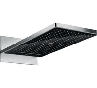 Hansgrohe Rainmaker Select soffione doccia 58x26 cm rettangolare cromo-nero 24001600