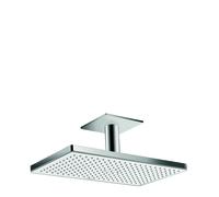 Hansgrohe Rainmaker Select - Soffione doccia 460, braccio doccia 100 mm, bianco/cromato 24002400