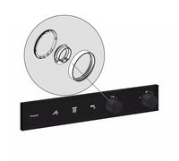 hansgrohe RainSelect ricambio disco di arresto regolatore di flusso, 93113670, RainSelect nero opaco [Rubinetteria Bagno > Ricambi Rubinetteria Bagno]
