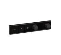 hansgrohe RainSelect rubinetto doccia da incasso con termostatico, 15380670, RainSelect nero opaco/nero lucido [Rubinetteria Bagno > Rubinetteria Doccia]