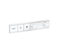Termostato manuale RainSelect a scomparsa per 2 consumatori, Colorazione: bianco opaco - 15380700