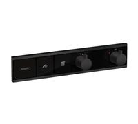 hansgrohe RainSelect Termostatico ad incasso per 2 utenze, nero opaco, 15380670